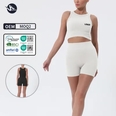 Breathable Best Seller Bamboo Rayon Fiber Running Sports Front Crop Knotty Crop Tank Top for Women
