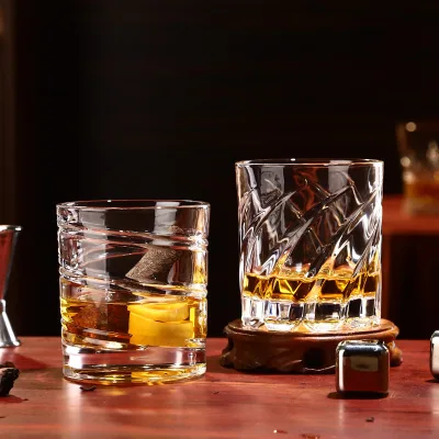 Extravagant Handmade  Noble Glass Bottle Crystal Whiskey Glass and Decanter
