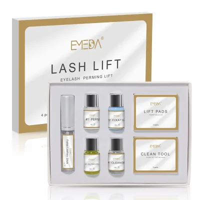 Private Label Vegan Lash Lift Custom Logo Korean Lash Lift Kit Professional 2 in 1 Brow Lamination Lash Perm Curling Kit