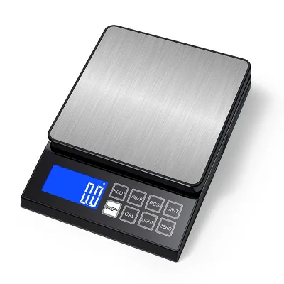 New IP67 Waterproof Food Kitchen Scale 15 kg Household Electronic Scale Tare Unit Conversion AAA/AA Batteries Large