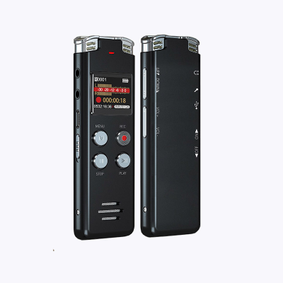 Portable 32GB Digital Audio Recorder Lithium Battery Record WAV REC Format MP3 Music Playback Activated Dictaphone Voice