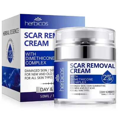 Herbicos OEM High Quality Face Scar Remover Cream Private Label Natural Vegan Pressed Organic Facial Scar Removal Cream