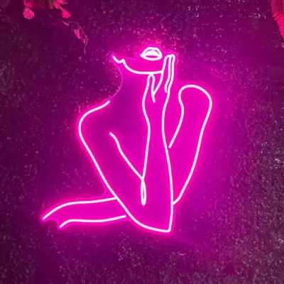 Pop Led Advertising Custom Art Text Neon Light Custom Sign Neon Signboard Good Vibes Neon Sign