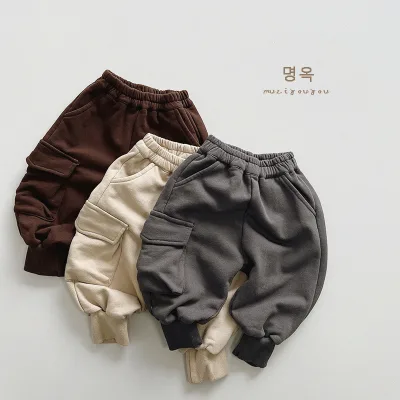 Wholesale 3-8 Years Old Children Jeans for Kids Casual Blue Denim Pants Trousers Pure Cotton Baby Boys Jeans Pants