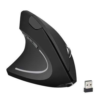 Cross-Border New Product Fifth Generation Left-Hand Wireless Charging Mouse Ergonomic Gaming Mouse USB Interface LED Backlit