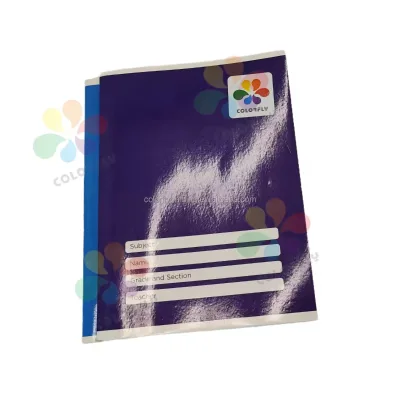 A5 Size 80 Sheets Single Line Writing Notebook With 10color Paper Cover Custom Logo Business Office Promotion to Philippines