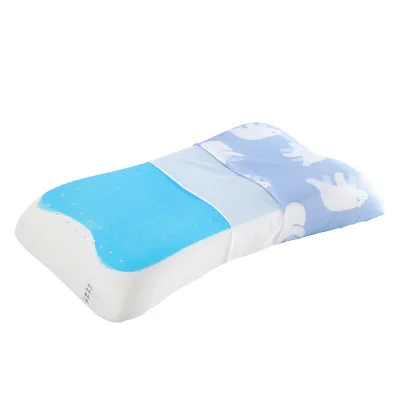 Summer Health Contour Shape Pillow Gel Cooling Comfortable Memory Foam Pillow Gel