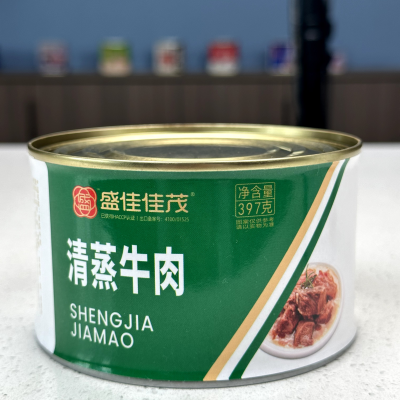 397g Canned Steamed Beef Premium Type Meat Product