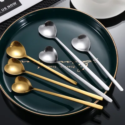 Stainless Steel Long Handle Coffee Spoon Small Size for Espresso Cappuccino Stirring