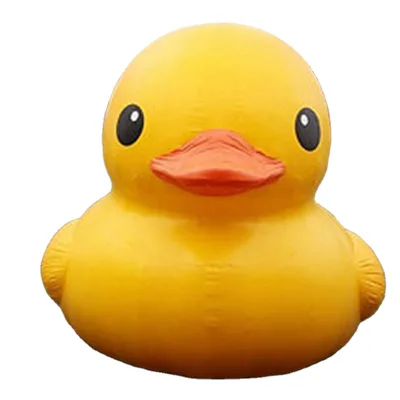 12m Giant Inflatable Promotion Yellow Duck with Glow & Light for Thanksgiving & Father's Day Outdoor Use