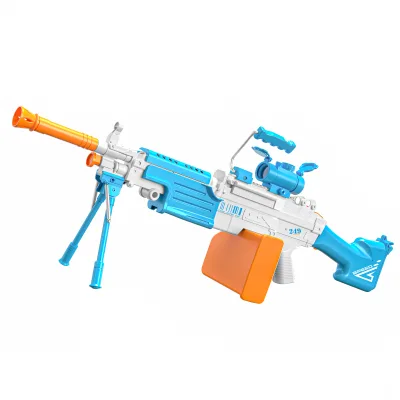 Premium High-Pressure Aqua-Gun Eco-Friendly Durable Kids Travel Water Gun Set M249 Electronic Water Gun