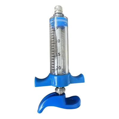 20ml TPX Automatic Syringe Blue Injection Veterinary Bird Plastic Syringe