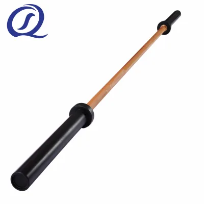 New Custom Orange Alloy Steel 20kg 2.2m Fitness Weightlifting Gym Barbell with 8 Needle Bearings