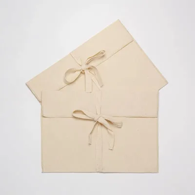 Makeup Storage Bag Custom Organic Cotton Dust Bag Envelope Jewelry Pouch