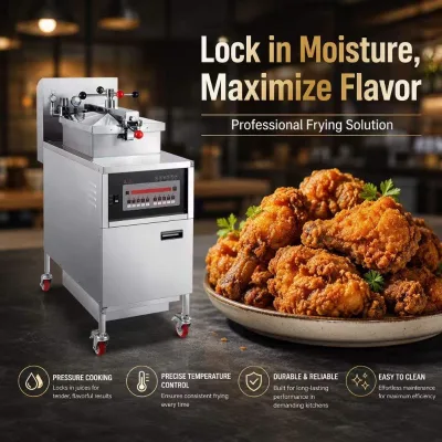 Commercial Electric 24L Stainless Steel Restaurant Deep Fryer Machine Double Basket 4-Wheel Counter Top Commercial Grade