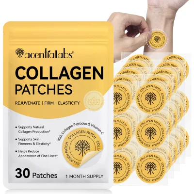 Acentiallabs Transdermal Collagen Patches Supports Natural Collagen Production Collagen Patches Skin Firmness