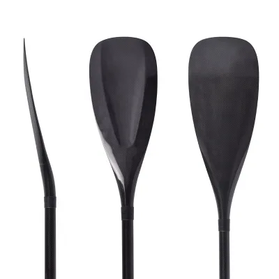 Sup Paddle Outdoor Sports Great Fishing Equipment Plain 3K Carbon Fiber Sup Paddle 3 Sections Adjustable Shaft Paddle
