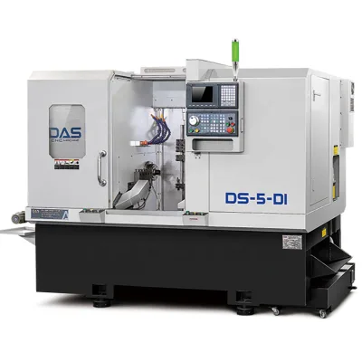 DS-5-DI Double Spindle Sub Spindle Lathe 6 Axis Multi Purpose Machine Flat Bed CNC Lathe Machine Torno CNC Fanuc