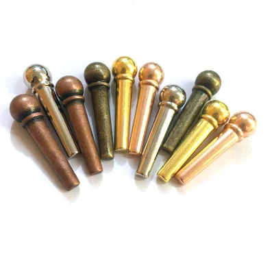 Acoustic Guitar Metal Bridge Pins String Pegs Stainless Steel String Posts Tail Pins Guitar Pins Musical Instrument Accessory