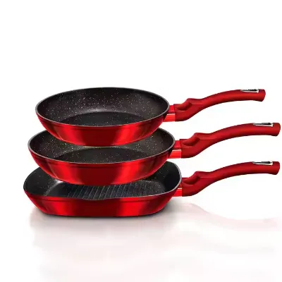 Shinny Coating High Quality Grill Pan Frying Pan and Frying Pan