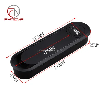 Modern Style Thickened Plastic Desktop Computer Outlet Cover Decorative Workshop Hotel Use Wire Hole Box with Top for Desk