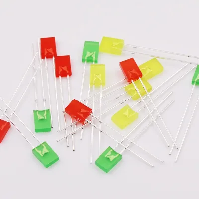 Factory wholesale led diode 2*5*9mm super bright rgb square without flange 259 red green blue yellow light emitting diode