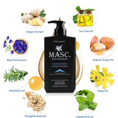 Private Label Tea Tree Shampoo Men's Hair Loss Treatment Hair Growth Series Products