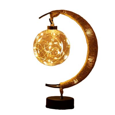Ideal Gift Enchanted Lunar Lamp LED Crescent Moon Lamp Moon Night Light for Home Decoration