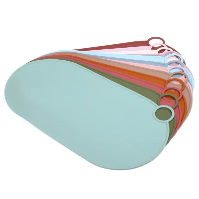Baby Silicone Complementary Tableware Anti-scald Tableware Mat Toddler One-piece Complementary Feeding Set