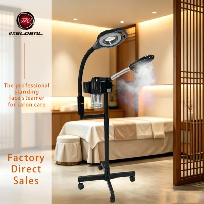 Hot-and-cold Single-spray Facial Steamer Smart Temperature Control 3-level Hydration Beauty Device Salon Use Skin-rejuvenating