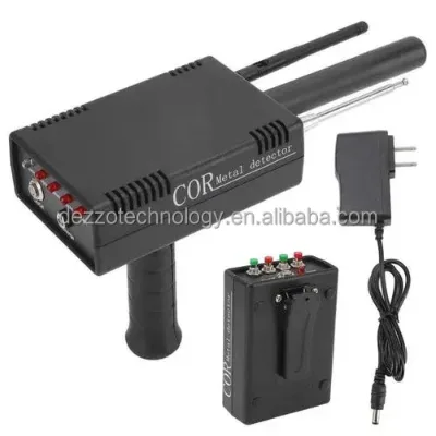 Black Handheld Remote Underground Metal Detector Ethernet IP65 Rated for Gold Silver Copper Detection Outdoor Upgraded Edition