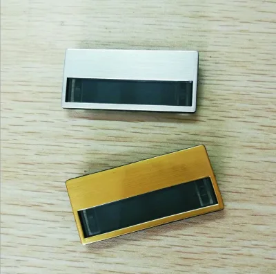Blank Plastic ABS Name Badge with Pin Magnetic