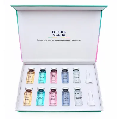 Korean Skincare Serum Ampoule Kit Beauty Salon Professional Semi-permanent Face Serum Booster Starter Kit for Men and Women