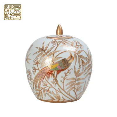 High Quality Antique Blue and White Chinese Ginger Jars for Home Decor
