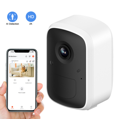 2K HD Smart Wireless Security Camera Battery Powered Wireless Ip Camera Wifi Camera Outdoor
