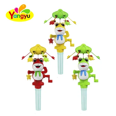 Hot Selling Hand Crank Whirligig Small Carousel Kids Toys Candy Whirligig