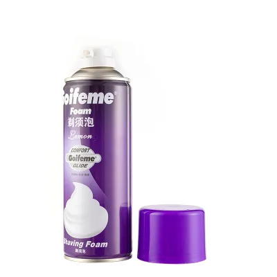 400ml Barber Shaving Gel Lemon Fragrance Softens Beard and Refreshes Shaving Foam for Sensitive Skin