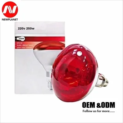 R125 Ir Lamps Heater Bulb Heat for Medical Heating Lamp Infrared Quartz 50 80 Infrar Red Led Light Therapy Halogen Lamp