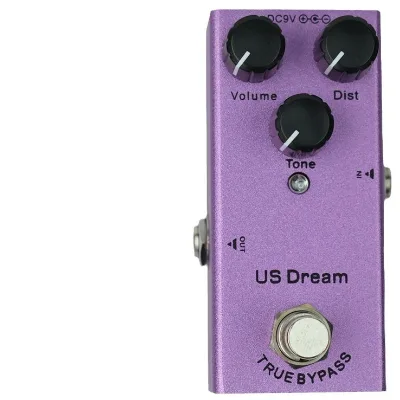 Factory Direct Electric Guitar Effects Distortion Overload Delay/chorus/vibrato Professional Guitar Single Block Effects