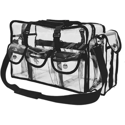 Large Dry Wet  Swimming Bath Bag Wash Portable Padded Bath Shoulder Transparent Beach Bag Portable Waterproof Fitness Bag