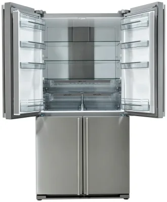 OEM/ODM BCD-360W 4-Door CROSS DOOR Temperature Compact Stainless Steel Fridge Refrigerator Frost Free Energy Efficient Grade