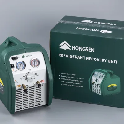 HONGSEN 1 HP R500 Suit for R32 R410A R134a Refrigerant Recovery Machine