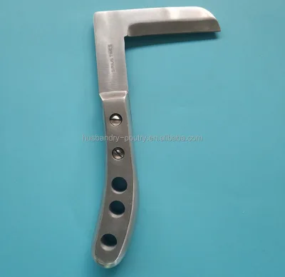 Horse Hoof Knife Trimming Tool Portable Left Right Handed Trimming Knife for Horse Cattle Donkey Hoof