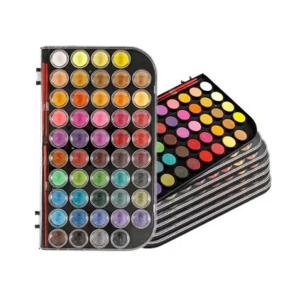 Hot Selling Multicolor Paint Set Premium Watercolor Solid Paint with Fountain Pen for Children Gift