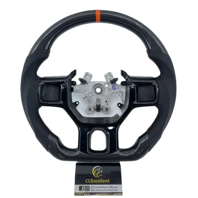 Hot Sale Professional Real Carbon Fiber Steering Wheel for Dodge ram 2015/DODGE RAM 1500 2013-2019/Dodge Ram 2022