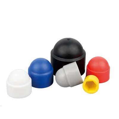 Decorative Polished Plastic Nylon Dome Bolt Screw Hex Nut Protection Caps Covers for Mining and Healthcare Applications