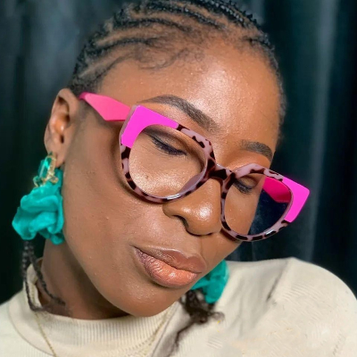 New Retro Cat-Eye Tr90 Frame Blue Light Blocking Glasses Optical Glasses Frame Protection Glasses Computer