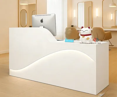 Hotel Marble Office Reception Counter Reception Clinic Medical Reception Clinica Dental Reception Counter for Hospital
