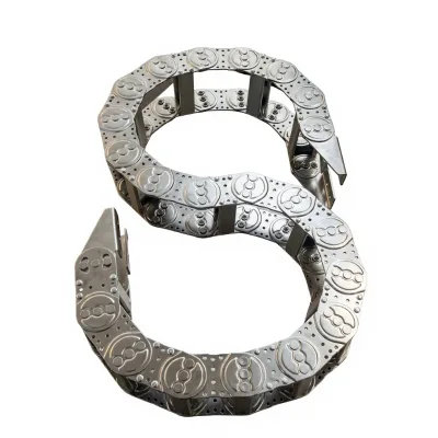 Two Way Bending Steel Energy Chain S Type Rotation Cable Drag Chain for Welding Fixture