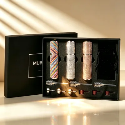 Wholesale Custom Gift Packaging 10ml Rhinestone Twist up Perfume Atomizer Refillable Travel Spray Bottle Vial